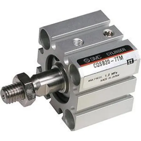 Produktfoto 1 von SMC 10 mm CQS Pneumatikzylinder Einfachwirkend