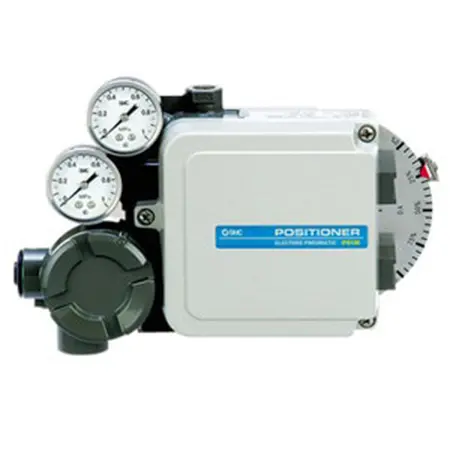 Produktfoto 1 von SMC IP8100 Pneumatiksensor, Elektropneumatischer Stellungsregler für Messgeräte, Terminal Box und Rückmeldungssignal