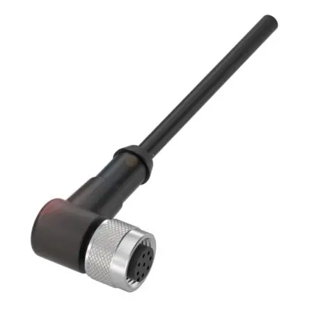 Produktfoto 1 von BALLUFF BCC, 8-polig Sensor-Betätigungselementkabel, Rechtwinklig Buchse / Freies Ende Nicht abgeschlossen, Länge 5 m