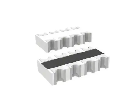 Produktfoto 1 von Bourns Serie CAT Array-Widerstand ISOL, 4 x 10 Ω, 63 mW 5 %, Bauform 0603 Konkav
