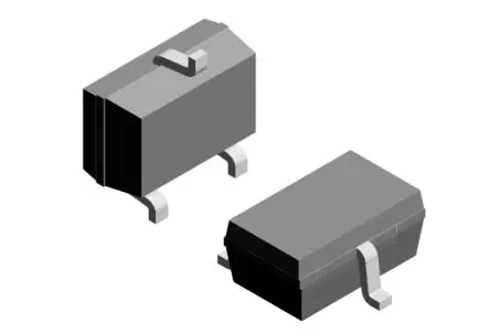 Produktfoto 1 von Vishay AEC-Q101 2 ESD-Schutzdiode Bidirektional Doppelt 140 W 17.1 V min., 3-Pin, Oberfläche 16 V max SOT-323