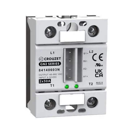 Produktfoto 1 von Crouzet GN2 Panel Halbleiterausgang, 1-poliger Schließer - Schließer 660 V eff. 32V / 50 A