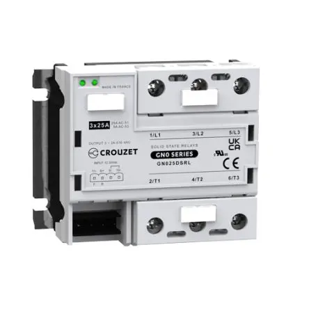 Produktfoto 1 von Crouzet GN0 Panel Halbleiterausgang, 3-poliger Schließer 510 V eff. 32V / 25 A