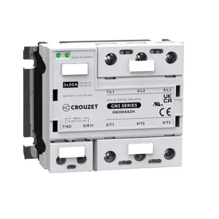 Produktfoto 1 von Crouzet GN3 Panel Halbleiterausgang, 3-poliger Schließer 510 V eff. 255V ac/dc / 50 A