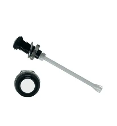 Produktfoto 1 von Bivar LED-Lichtleiter Starr, 1 Vertikal LED Schwarz Klar, Panel 6 mm