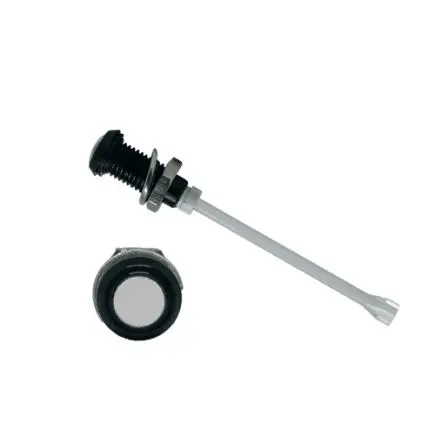 Produktfoto 1 von Bivar LED-Lichtleiter Starr, 1 Vertikal LED Schwarz, Panel 6 mm