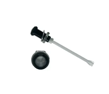 Produktfoto 1 von Bivar LED-Lichtleiter Starr, 1 Vertikal LED Schwarz Klar, Panel 6 mm