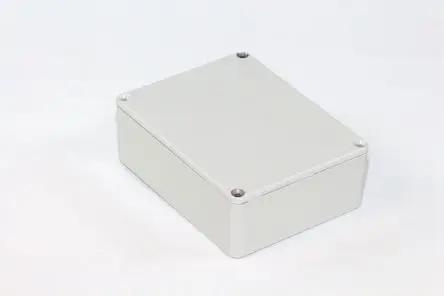 Hammond 1590; Gehäuse; Aluminiumdruckguss; Hellgrau IP54 Breite 94 mm Höhe 43 mm Länge 120 mm