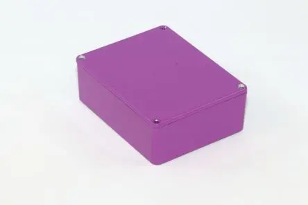 Hammond 1590; Gehäuse; Aluminiumdruckguss; Violett IP54 Breite 94 mm Höhe 43 mm Länge 120 mm
