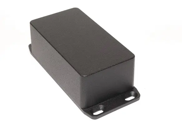 Produktfoto 1 von Hammond 1590 Aluminium Gehäuse Außenmaß 113 x 113 x 42mm IP54