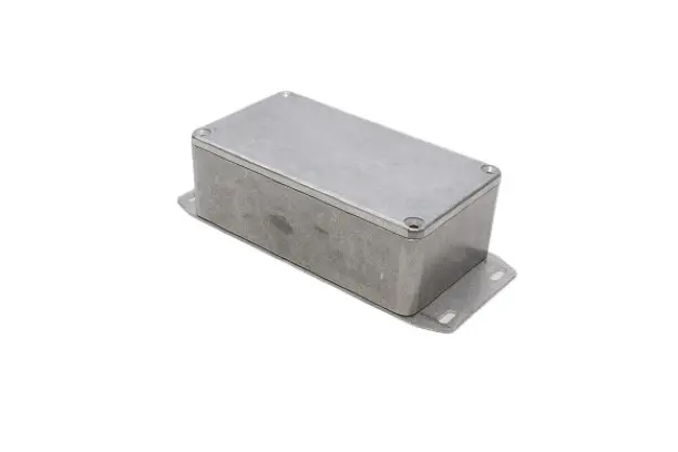 Hammond 1590; Gehäuse; Aluminiumdruckguss; Natur Geflanscht IP54 Breite 61 mm Höhe 38 mm Länge 113 mm