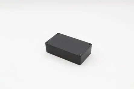 Produktfoto 1 von Hammond 1590; Gehäuse; Aluminiumdruckguss; Schwarz IP54 Breite 63 mm Höhe 31 mm Länge 114 mm