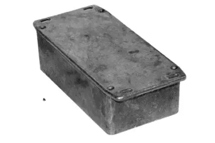 Produktfoto 1 von Hammond 1590; Gehäuse; Aluminiumdruckguss; Natur Geflanscht IP54 Breite 84 mm Höhe 51 mm Länge 154 mm