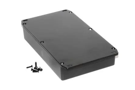 Produktfoto 1 von Hammond 1590 Aluminium Gehäuse Außenmaß 188 x 188 x 38mm IP54