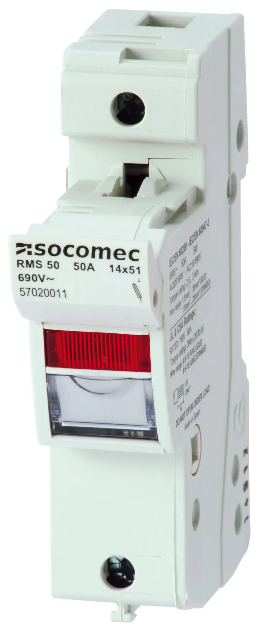 Produktfoto 1 von Socomec 5702 Hilfskontakt und Schalter, RMS50, Hilfskontakt