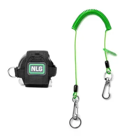 Produktfoto 1 von Never Let Go, Inhalt: NLG-Messband-Halterung (101414) NLG Leichtes Werkzeugband mit Spulen Fallschutz-Kit Tragband