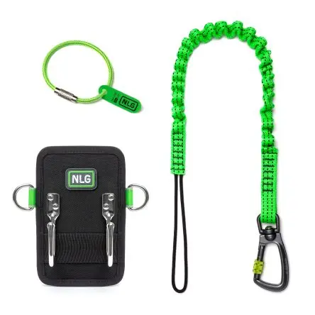 Produktfoto 1 von Never Let Go, Inhalt: 150 (101381) NLG Bungee-Werkzeugschlaufe (101372) NLG Hammerholster, NLG-Schnürschlaufe