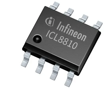 Produktfoto 1 von Infineon ICL8810XU 2 mA LED-Treiber IC 8/24 V, Pulsbreitenmodulation  Dimmung, 125 W, PG-DSO-8 8-Pin