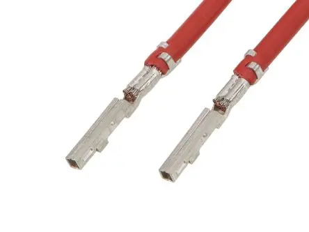 Produktfoto 1 von Molex SQuba 3.6 Buchse SQUBA 3.6 Vorgecrimpter Anschluss SQuba 3.6 Buchse, Rot, 450 mm