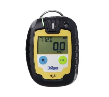 Produktfoto 1 von DRAEGER Pac 6000 H2S Gasdetektor für H2S Monochrom 15s < +- 2% of Measured Value, Yes, tragbar