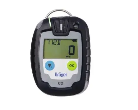 Produktfoto 1 von DRAEGER Pac 6000 CO Gasdetektor für Kohlenmonoxid Monochrom 15s < +- 2% of Measured Value, Yes, tragbar