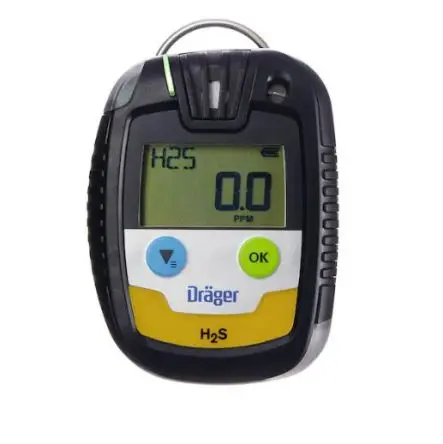 Produktfoto 1 von DRAEGER Pac 6000 H2S Gasdetektor für H2S Monochrom 15s < +- 2% of Measured Value, Yes, tragbar