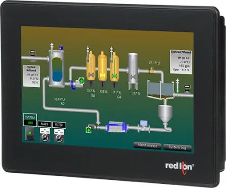 Produktfoto 1 von Red Lion, CR3000, HMI-Touchscreen, TFT, 800 x 480 pixel, 177.8 mm