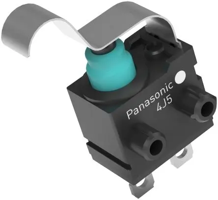 Panasonic Sprungkontakt-Mikroschalter Rollenhebel simuliert-Betätiger Draht, SPST, 16 V dc, 50mA IP67 1.5N -40 °C - 85