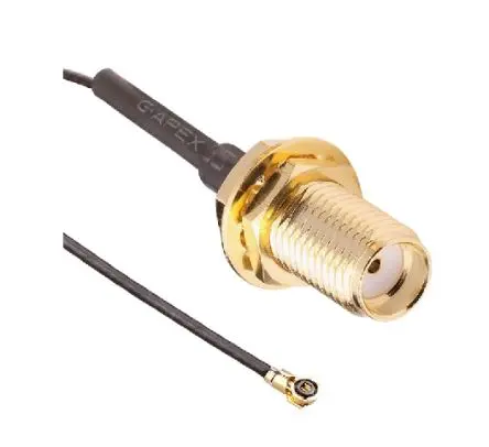 Produktfoto 1 von Linx CSJ-SGFB Koaxialkabel, 50 Ω, 200 mm, Stecker / MHF4, Schwarz