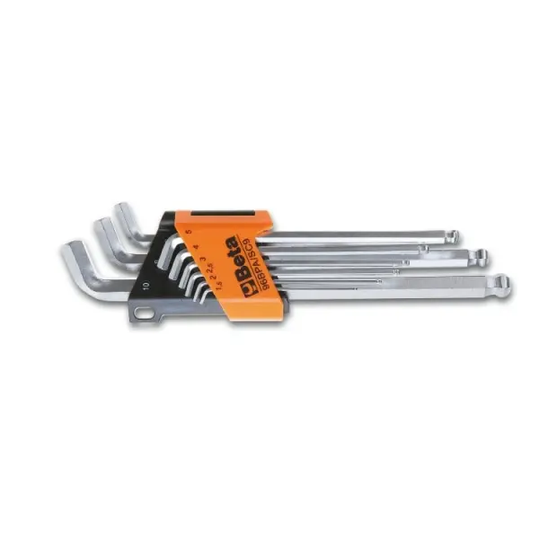 Produktfoto 1 von BETA metrisch  Innensechskant-Schlüssel, Satz 9-teilig 1.5mm L-Form kurz