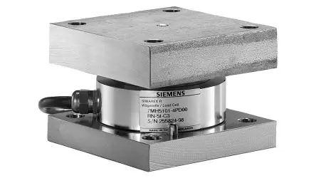 Produktfoto 1 von Siemens SIWAREX Quetschanschluss Kraftmessdose 60 kg aus Edelstahl 280 kg