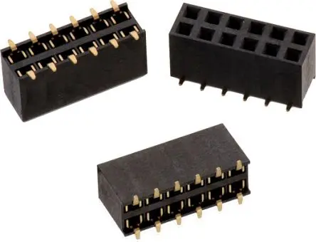 Wurth Elektronik WR-PHD Leiterplattenbuchse Gerade Oberfläche 32-polig / 2-reihig, Raster 2.54 mm
