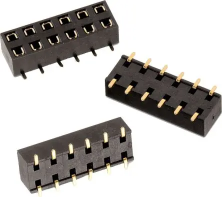 Produktfoto 1 von Wurth Elektronik WR-PHD Leiterplattenbuchse Einführung von unten Oberfläche 18-polig / 2-reihig, Raster 2.54 mm