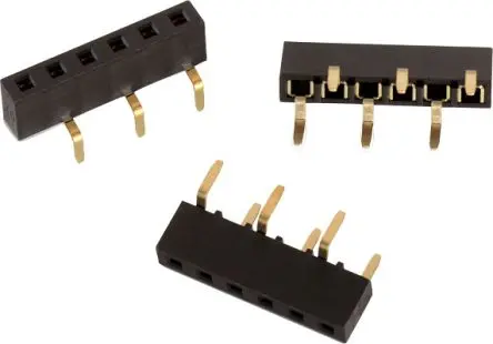 Wurth Elektronik WR-PHD Leiterplattenbuchse Einführung von unten Durchsteckmontage 8-polig / 1-reihig, Raster 2.54 mm