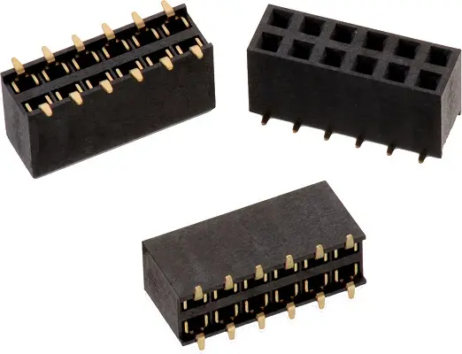 Produktfoto 1 von Wurth Elektronik WR-PHD Leiterplattenbuchse Gerade Oberfläche 32-polig / 2-reihig, Raster 2.54 mm
