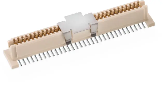 Produktfoto 1 von Wurth Elektronik WR-BTB Leiterplattenbuchse Vertikal Oberfläche 64-polig / 1-reihig, Raster 1 mm Lot
