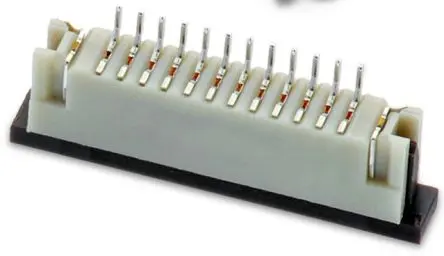 Produktfoto 1 von Wurth Elektronik WR-FPC ZIF, Oberfläche Horizontal FPC-Steckverbinder, 28-polig Buchse, Raster 1 mm, ZIF-Kontakt unten
