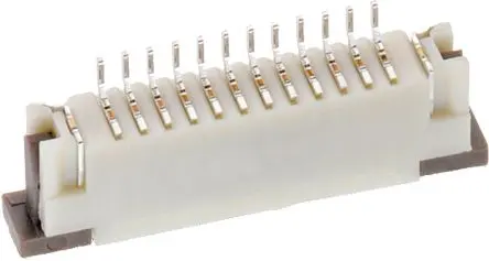 Produktfoto 1 von Wurth Elektronik WR-FPC ZIF, Oberfläche Horizontal FPC-Steckverbinder, 28-polig Buchse, Raster 1 mm, ZIF-Kontakt oben