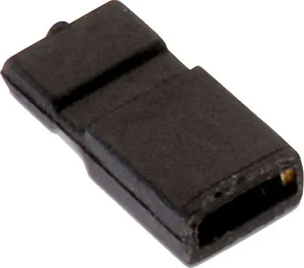 Produktfoto 1 von Wurth Elektronik WR-PHD Schwarz Jumper 1-polig, Raster 1.27 mm 1-reihig, Länge 2 mm, Jumper