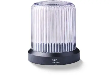 Produktfoto 1 von AUER Signal RDM LED Dauer, Stroboskop, Umdrehung, Gepulst, Filament/Warnsummer LED-Signalleuchte 240V ac Klar Wand,