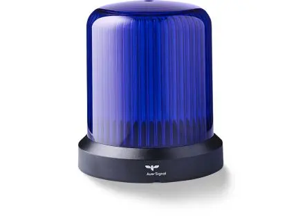 AUER Signal RDM LED Dauer, Gepulst, Stroboskop, Filament/Warnsummer, Umdrehung LED-Signalleuchte 12V dc Blau Vertikale