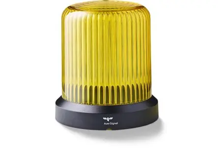 Produktfoto 1 von AUER Signal RDMHP LED Stroboskop, Dauer, Umdrehung, Gepulst, Filament/Warnsummer LED-Signalleuchte 240V ac Gelb Wand,