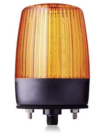 Produktfoto 1 von AUER Signal PDMC5 LED Stroboskop, Dauer, Filament/Warnsummer, Umdrehung LED-Signalleuchte 24V ac/dc Gelb Vertikale