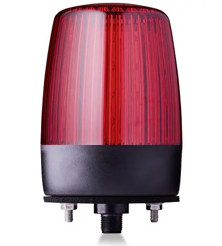 Produktfoto 1 von AUER Signal PDMC5 LED Blinkend, Rotierend, Konstant, Stroboskop LED-Signalleuchte Rot, 24 V AC/DC, Ø 75mm