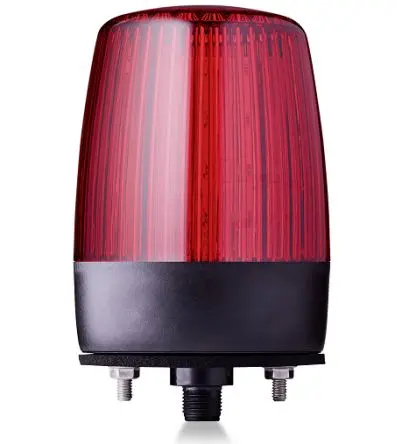 Produktfoto 1 von AUER Signal PDMC5 LED Stroboskop, Dauer, Umdrehung, Filament/Warnsummer LED-Signalleuchte 24V ac/dc Rot Vertikale