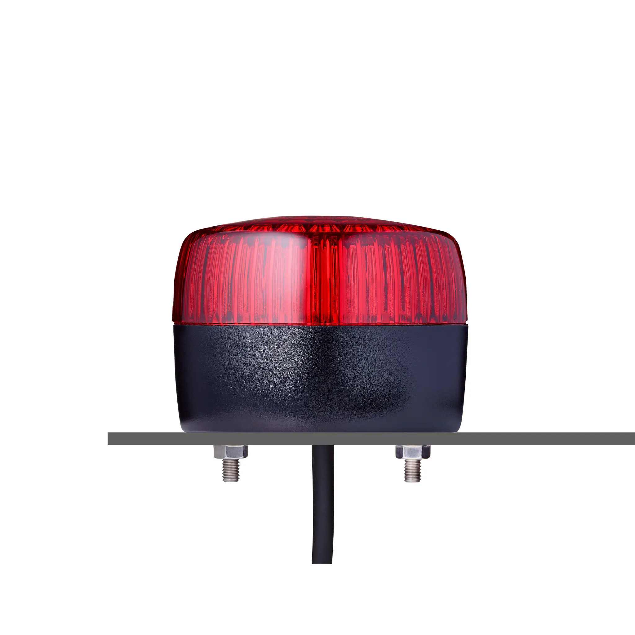 Produktfoto 1 von AUER Signal PFL LED Multi-Stroboskop LED-Signalleuchte Rot, 230/240 V, Ø 75mm