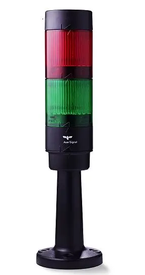 Produktfoto 1 von AUER Signal Modul-Compete 50 LED Signalturm 2-stufig Linse Grün, Rot LED Grün, rot Dauer