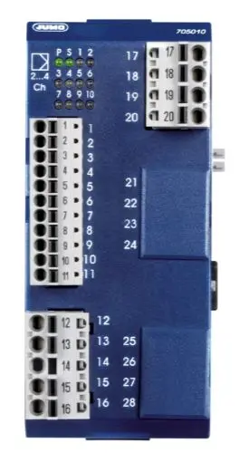 Produktfoto 1 von Jumo E/A-Module für Halbleiterrelais Analog Eingang variTRON  Digital Ausgang