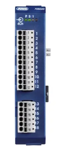 Produktfoto 1 von Jumo E/A-Module für variTRON Systembus Eingang variTRON Analog Ausgang
