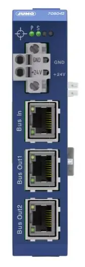 Produktfoto 1 von Jumo E/A-Module für variTRON Systembus Eingang variTRON Systembus 1/2 Ausgang